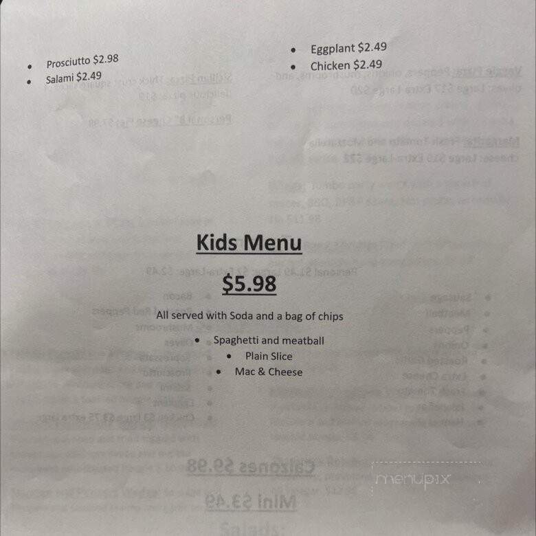 Bronx Pizza and Pints - Wichita, KS menu_pic