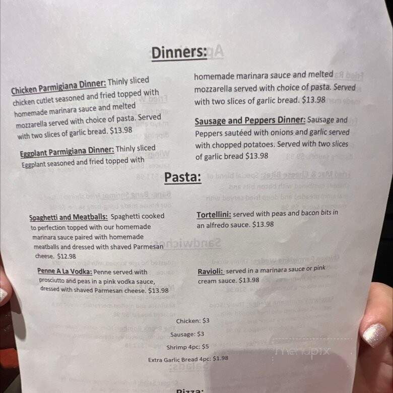 Bronx Pizza and Pints - Wichita, KS menu_pic