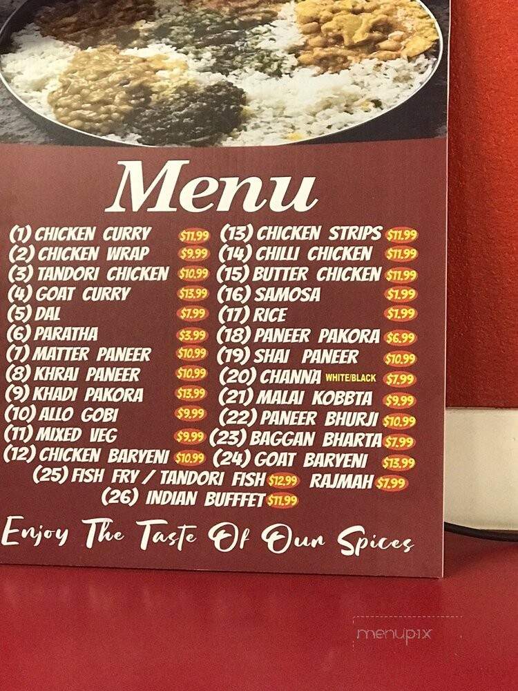 Brothers Indian Restaurant - Kingman, AZ menu_pic