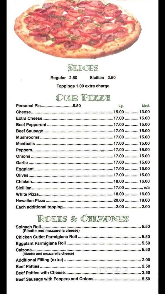 Brother's Pizzeria - Astoria, NY menu_pic