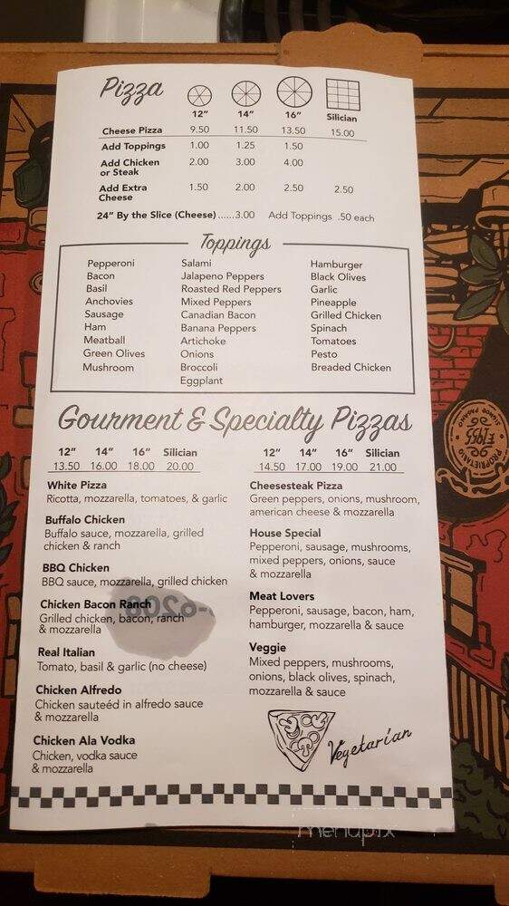 Brother's Pizzeria - Winston-Salem, NC menu_pic