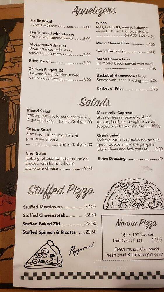 Brother's Pizzeria - Winston-Salem, NC menu_pic