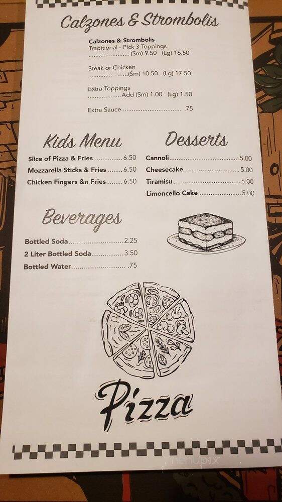Brother's Pizzeria - Winston-Salem, NC menu_pic