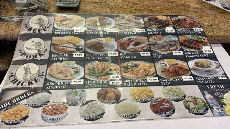 Bryan's Pit Barbecue - Los Angeles, CA menu_pic