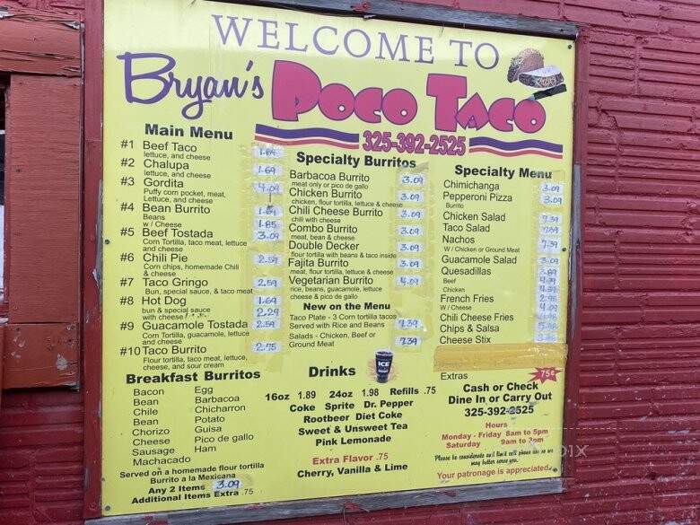 Bryan's Diner - Ozona, TX