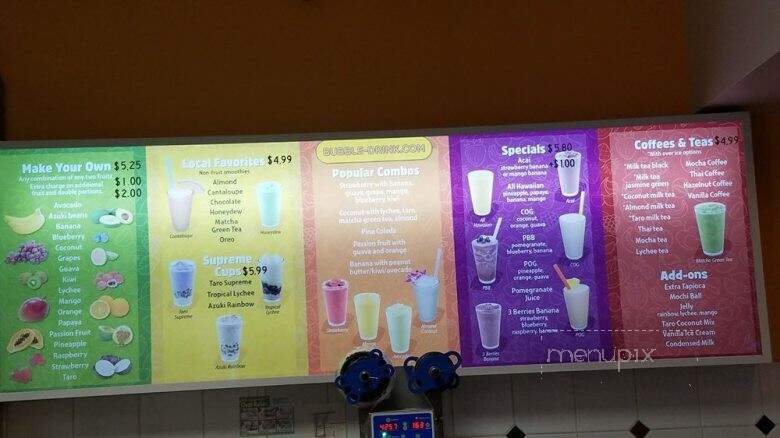 Bubble-Drink.Com - Aiea, HI menu_pic