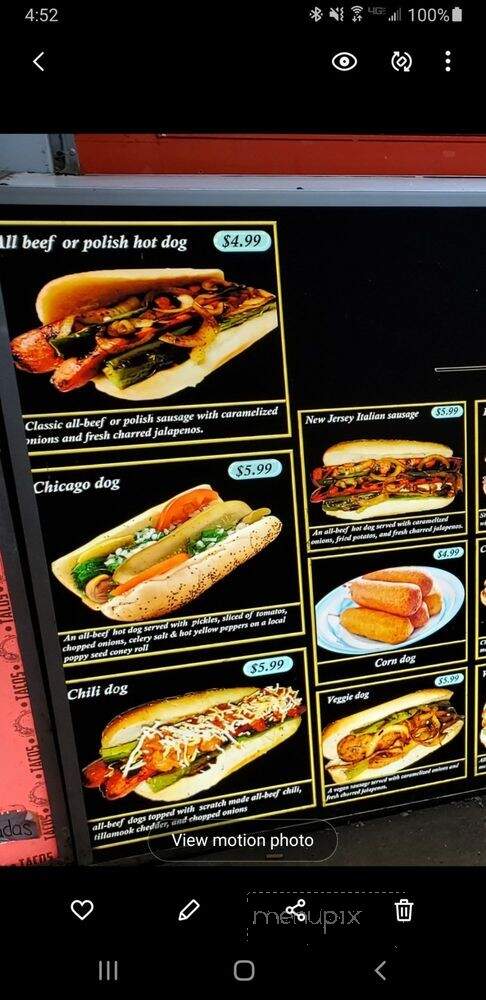 Buns On The Run - Portland, OR menu_pic