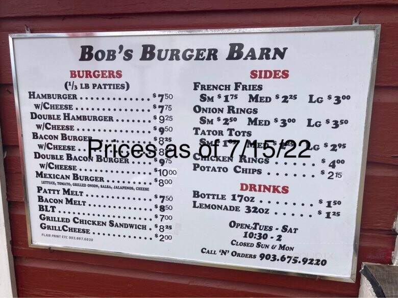 Burger Barn - Athens, TX