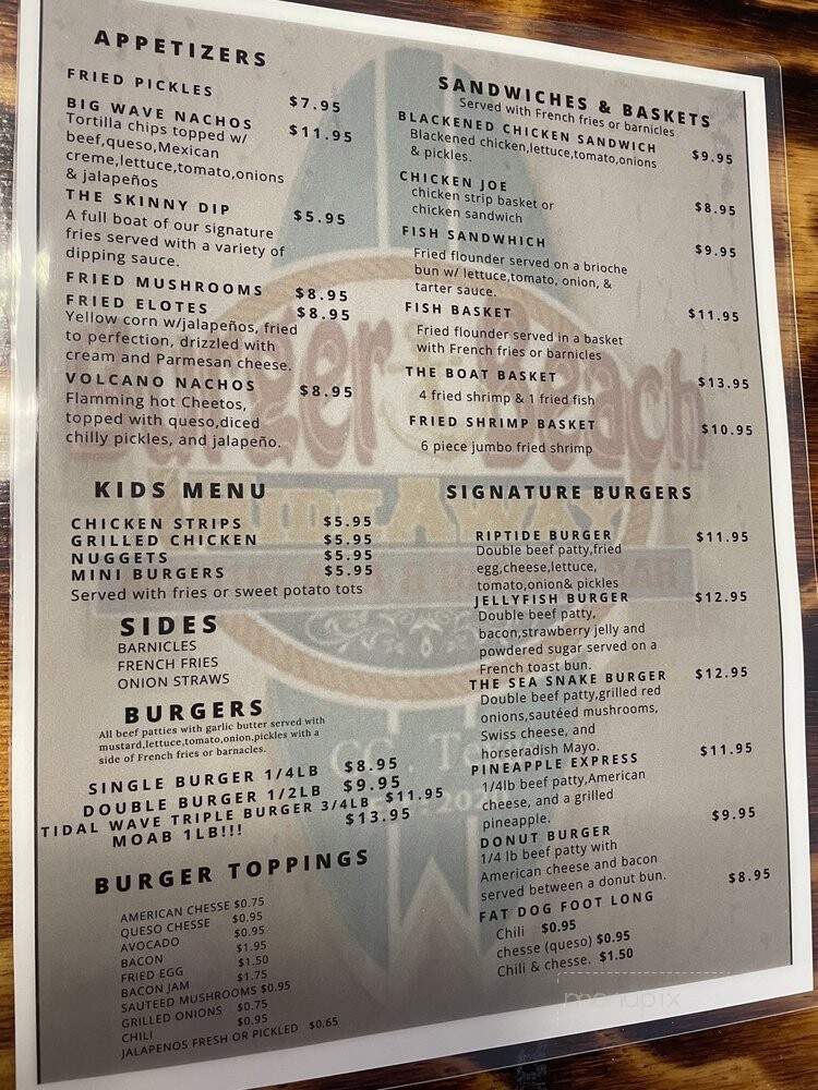 Lina's Restaurant - Corpus Christi, TX menu_pic