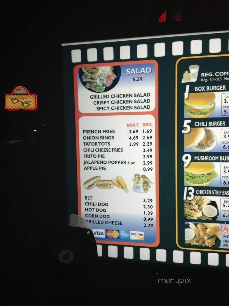 Burger Box - Bedford, TX menu_pic