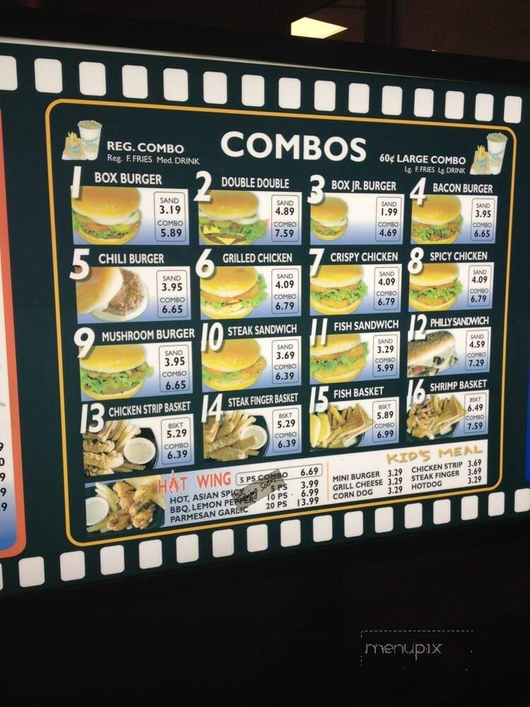 Burger Box - Bedford, TX menu_pic