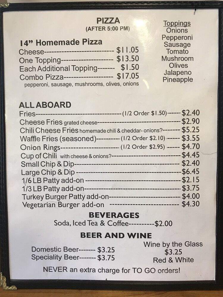 Burger Depot - Chester, CA menu_pic
