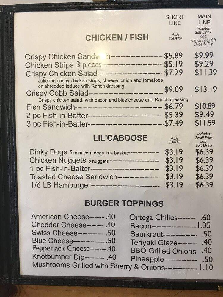 Burger Depot - Chester, CA menu_pic