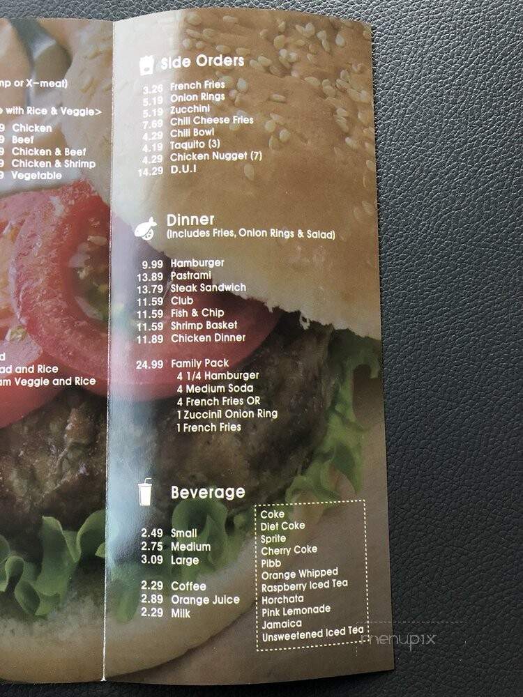 George's Burgers - Santa Fe Springs, CA menu_pic