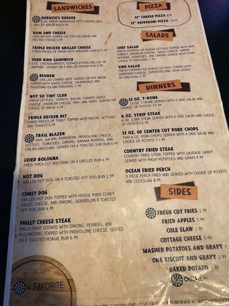 Old Trail Inn - Columbus, OH menu_pic