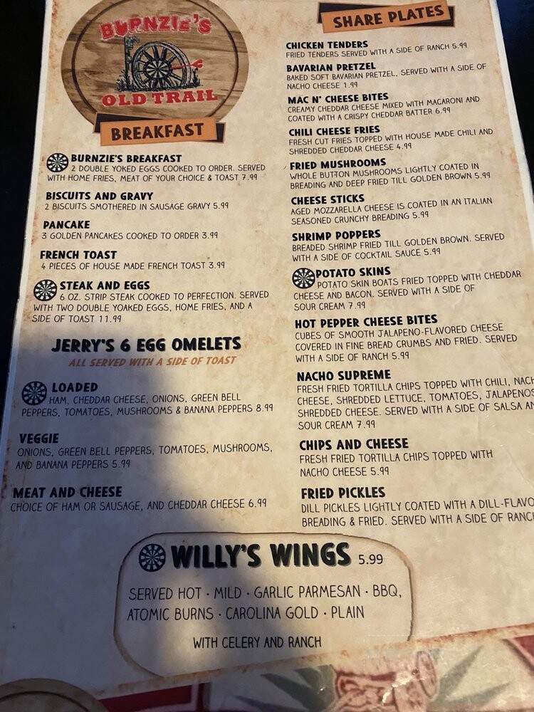 Old Trail Inn - Columbus, OH menu_pic
