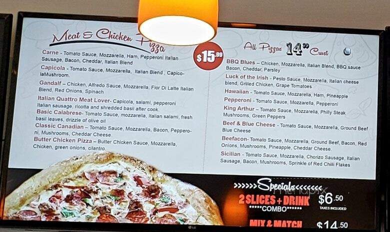 Burrata Pizzeria - Vancouver, BC menu_pic