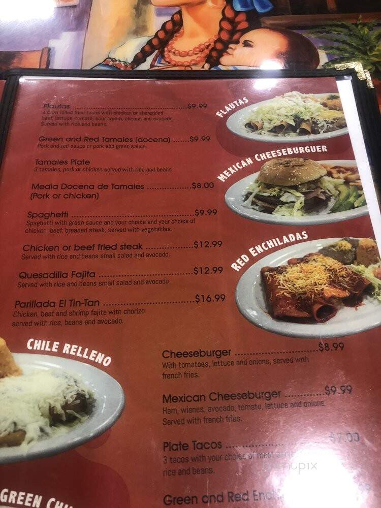 Burritos el Tin Tan - Oklahoma City, OK menu_pic