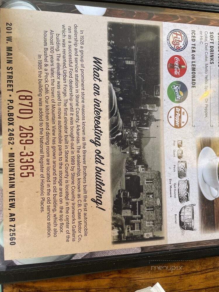 Bushel and A Peck - Mountain View, AR menu_pic