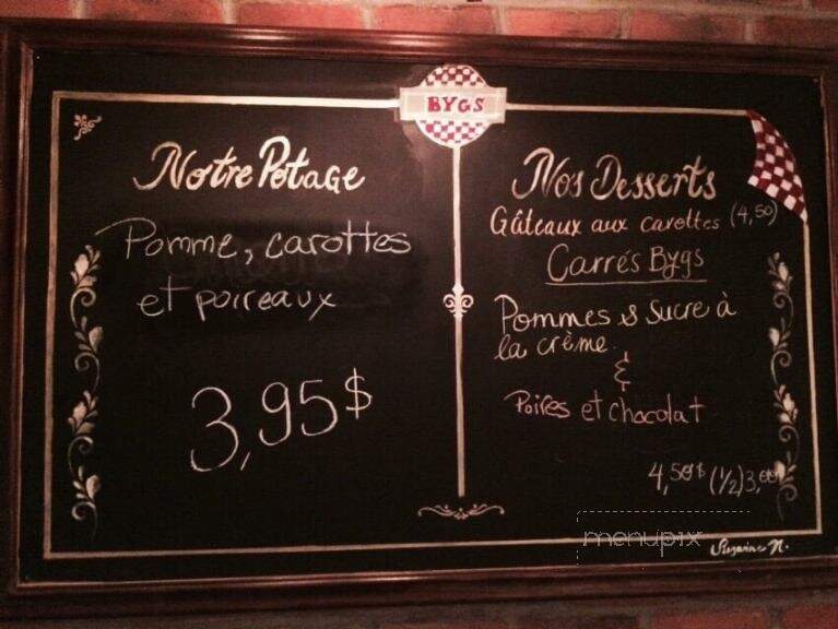 Bygs Smoked Meat - Terrebonne, QC menu_pic