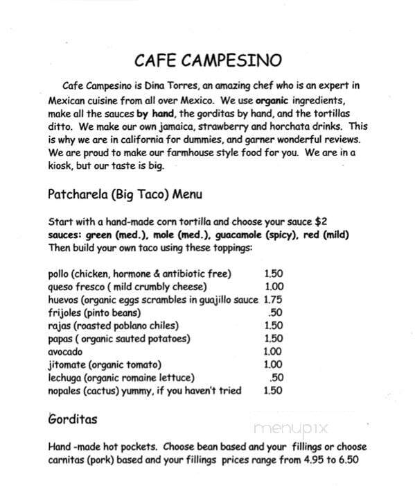 Cafe Campesino - Santa Cruz, CA