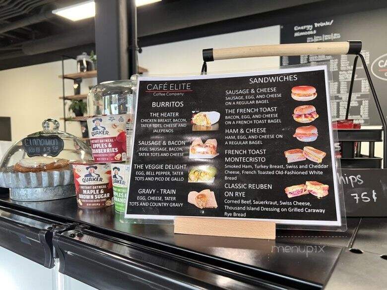 Cafe Elite - Lacey, WA menu_pic