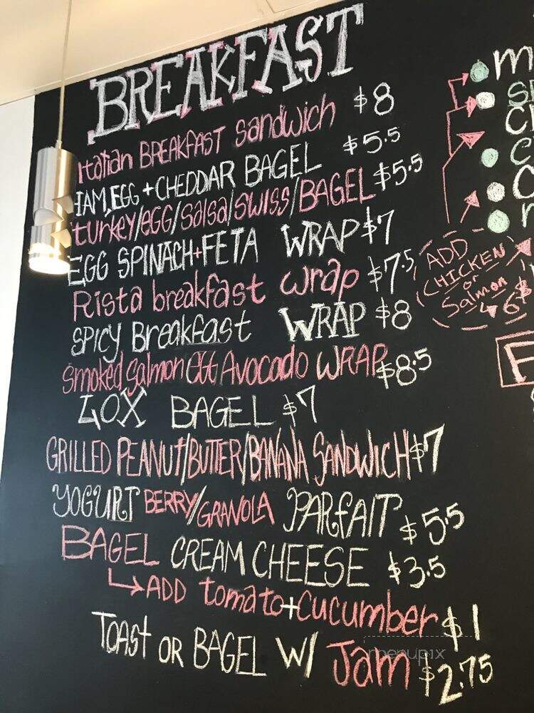 Cafe Rista - Edmonton, AB menu_pic