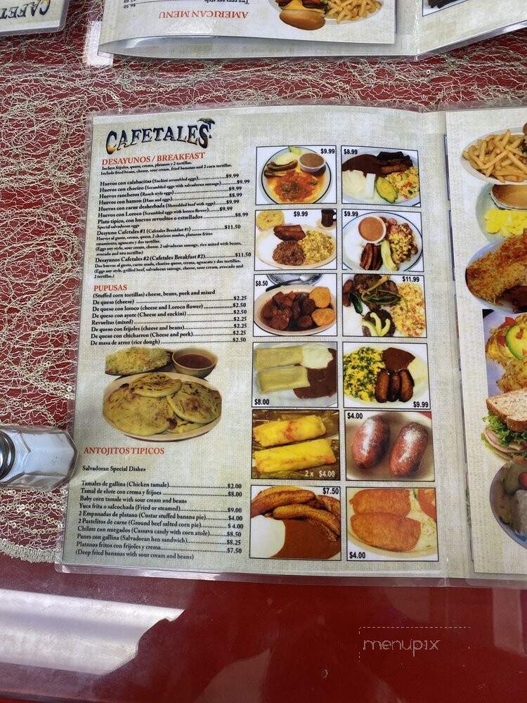 Cafetales Jr Salvadoreno - Los Angeles, CA menu_pic