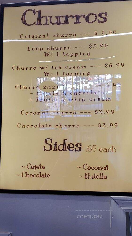 Cajeta Churro Cafe - Phoenix, AZ menu_pic