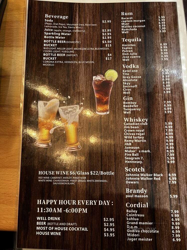 Cajun Crab Hut - St. Augustine, FL menu_pic