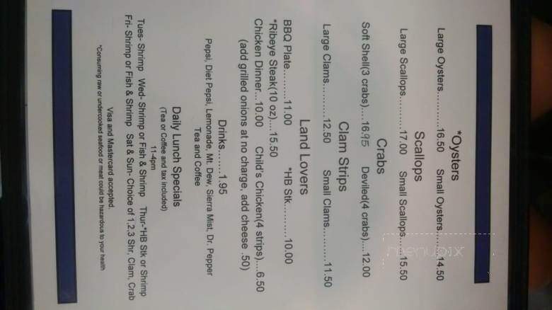 Jasmines At Brunswick - Calabash, NC menu_pic