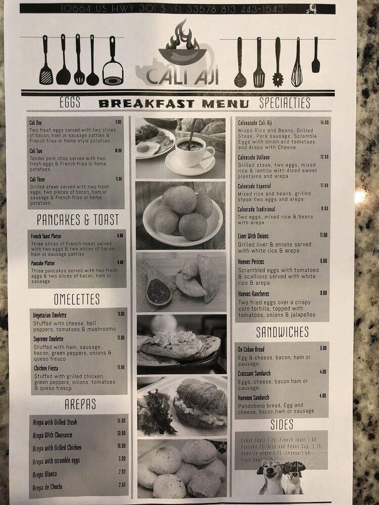 Cali Aji - Riverview, FL menu_pic