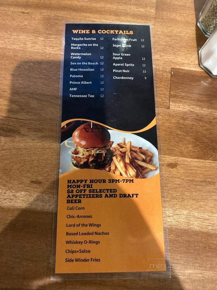 Cali Brews - Delano, CA menu_pic