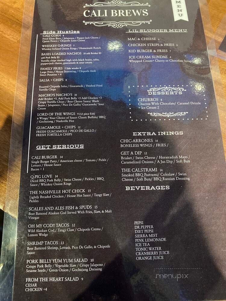 Cali Brews - Delano, CA menu_pic