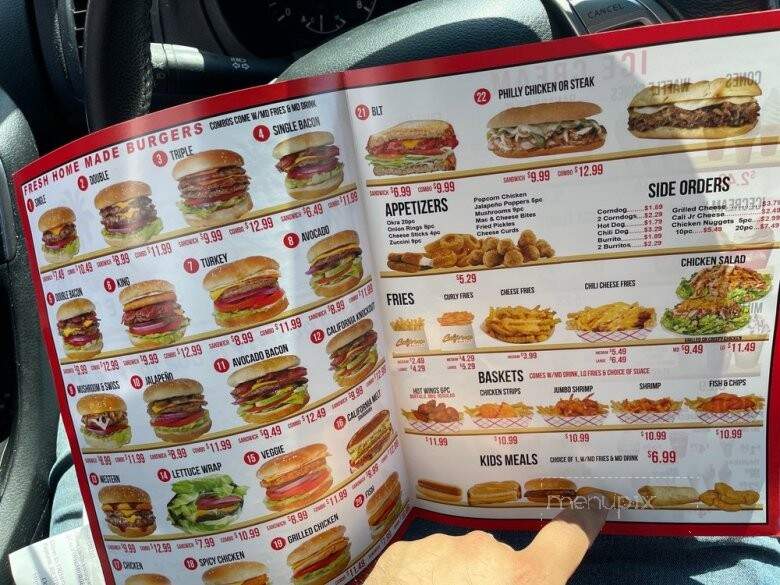 California Burger - Indianapolis, IN menu_pic