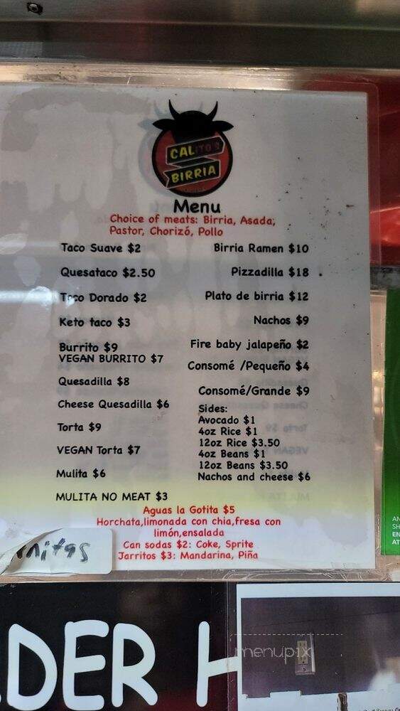Calitos Birria - Hawthorne, CA menu_pic