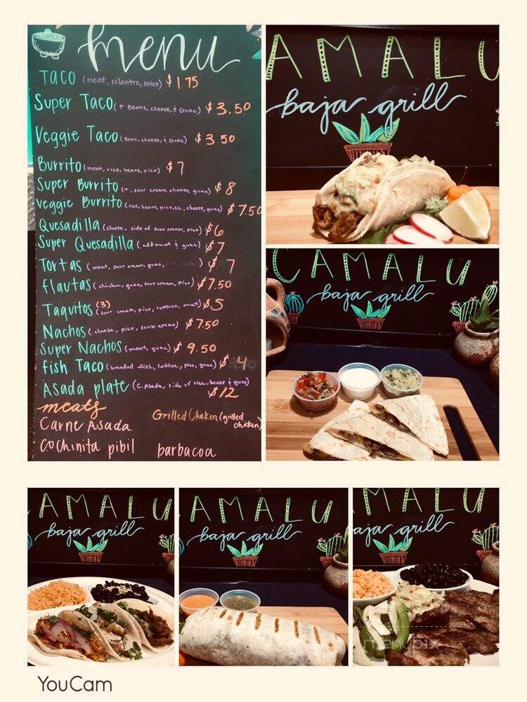Camalu Baja Grill - Oregon City, OR menu_pic