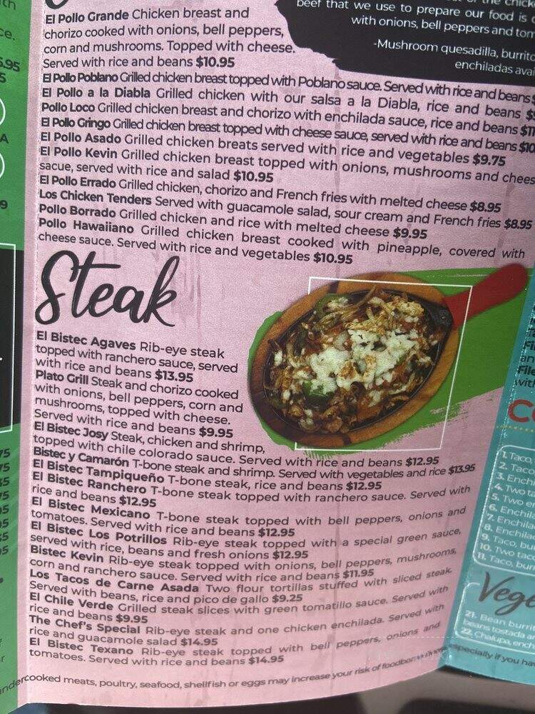 Camino Viejo - Nashville, TN menu_pic