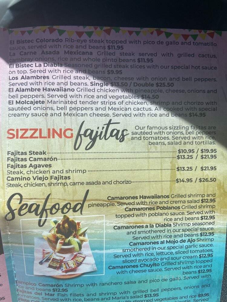 Camino Viejo - Nashville, TN menu_pic