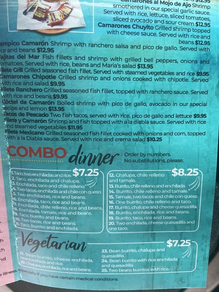 Camino Viejo - Nashville, TN menu_pic