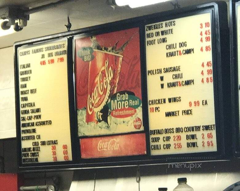 Campi's Restaurant - Rochester, NY menu_pic