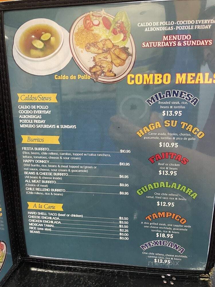 Cancun Mexican Restaurant & Pupuseria Cuisine - Whittier, CA menu_pic