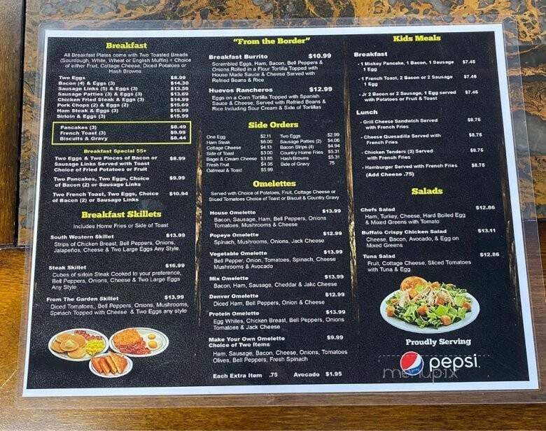 C & C Kountry Cafe - Helendale, CA menu_pic