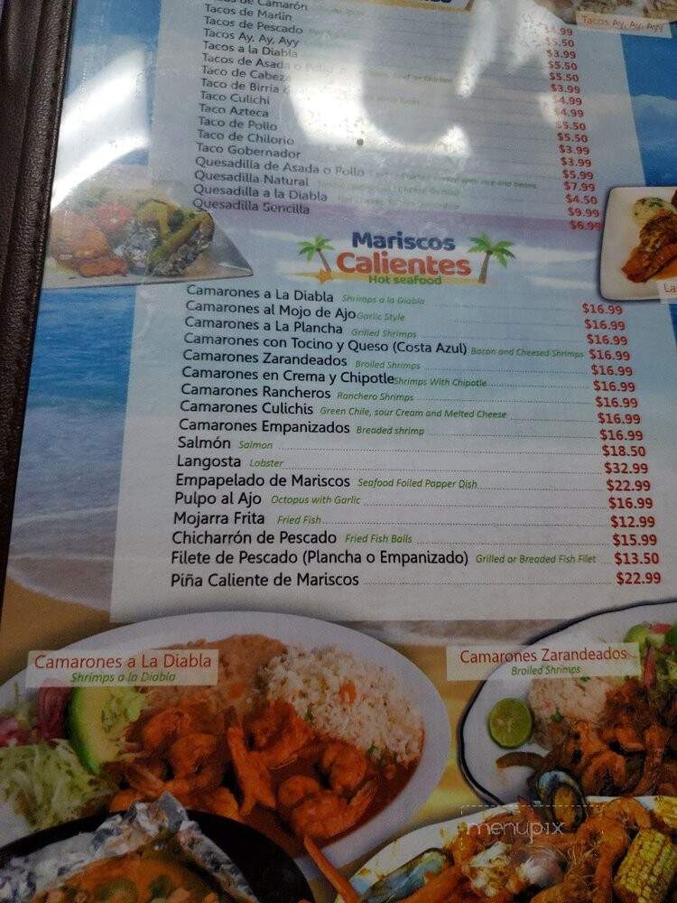 Canelo's Mariscos & Beer - Las Vegas, NV menu_pic