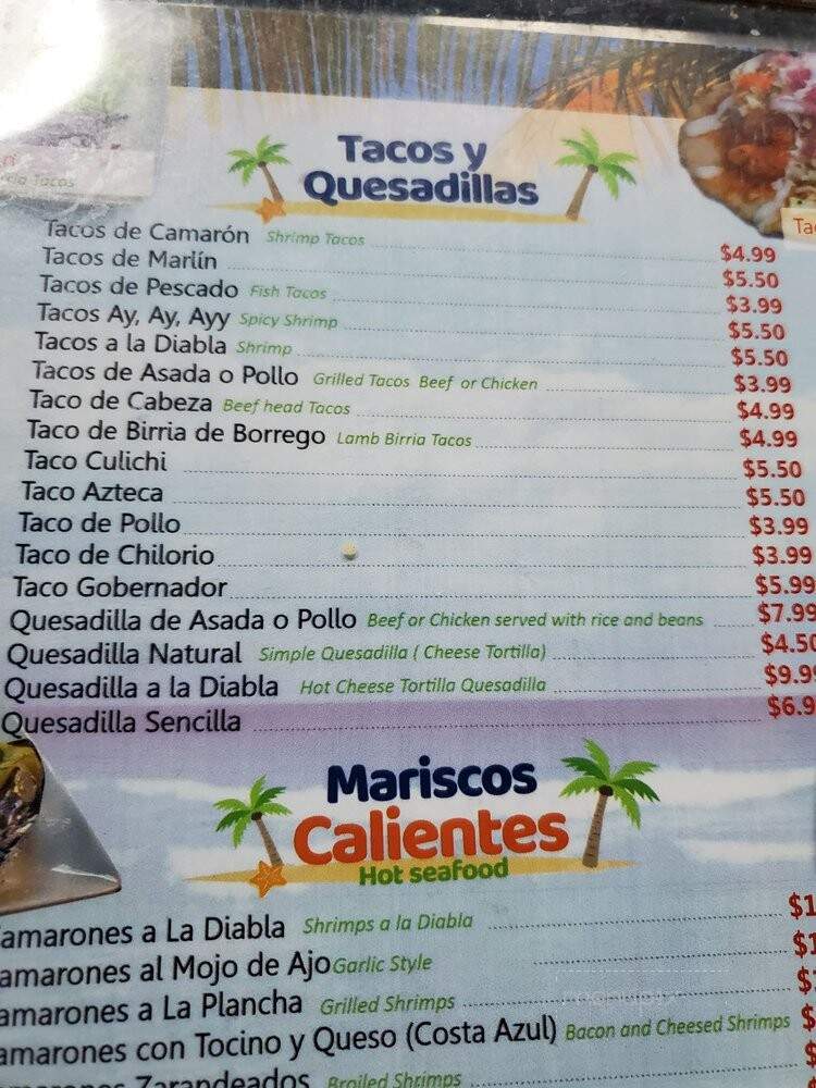 Canelo's Mariscos & Beer - Las Vegas, NV menu_pic