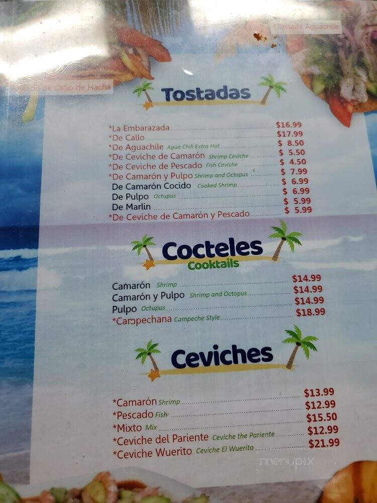 Canelo's Mariscos & Beer - Las Vegas, NV menu_pic