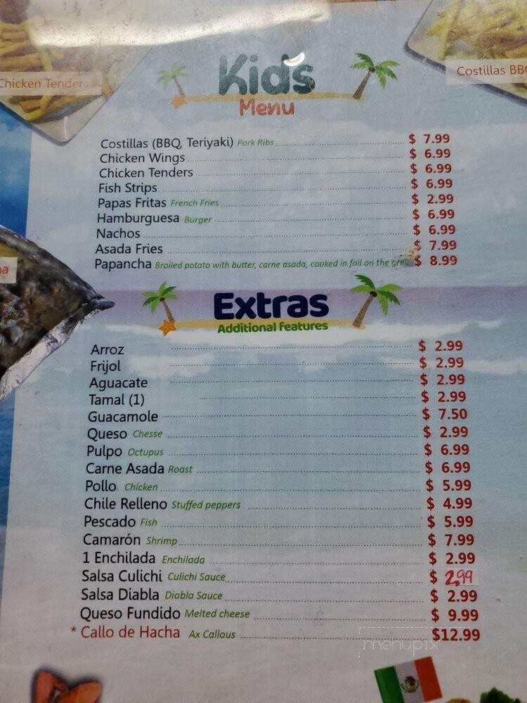 Canelo's Mariscos & Beer - Las Vegas, NV menu_pic