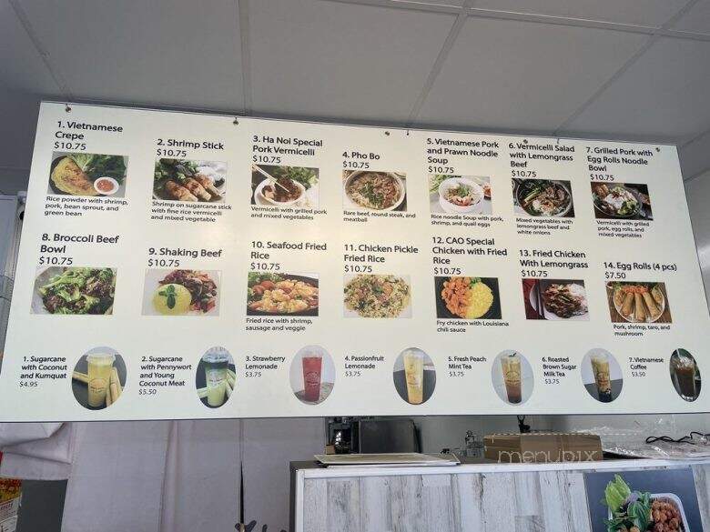 Cao Food & Drink Vietnamese Kitchen - Stanton, CA menu_pic