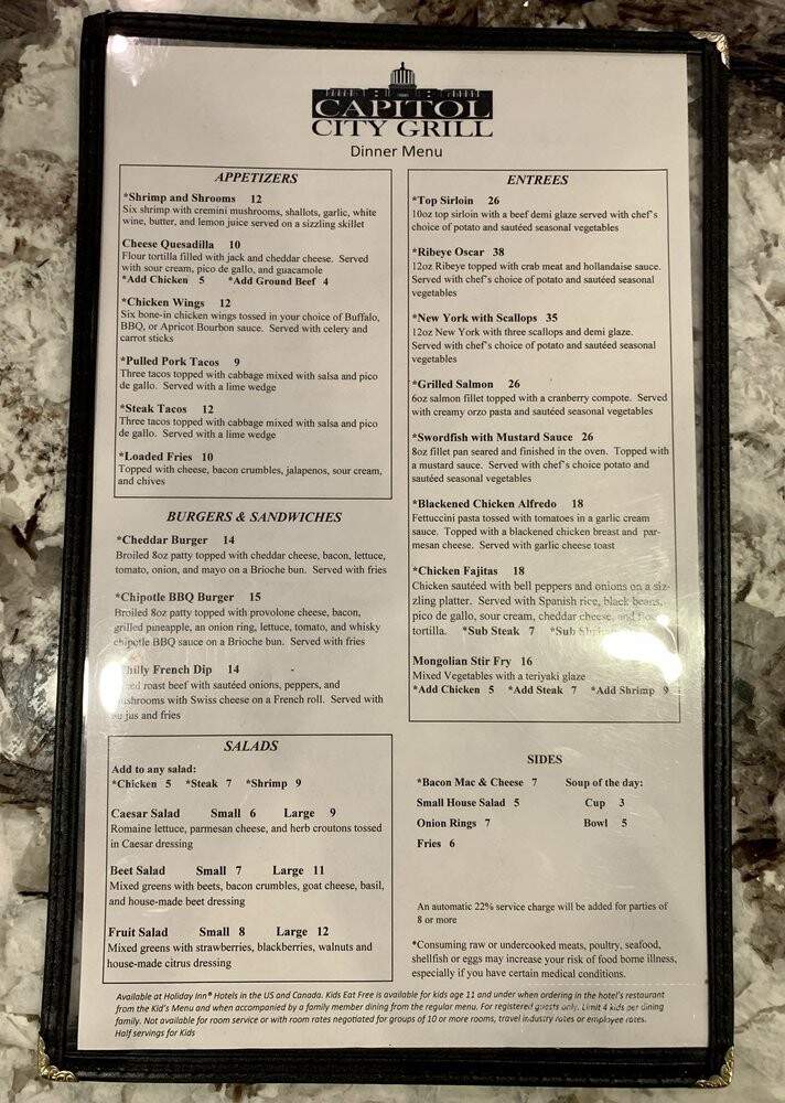 Capital City Grill - Salem, OR