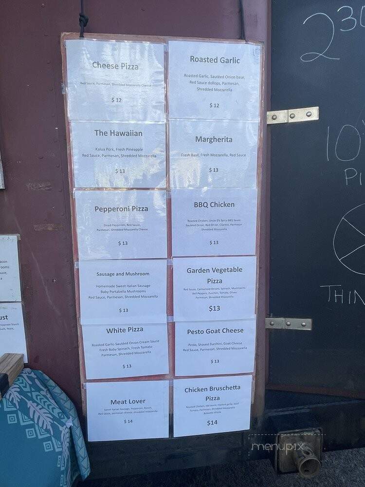 Carabella's Pizza - Kapaa, HI menu_pic
